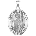 Saint Gottschalk Religious Oval Medal