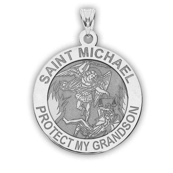 Saint Michael - Protect My Grandson - Religious Medal  "EXCLUSIVE"
