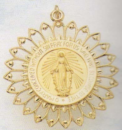 14K Gold Miraculous Medal