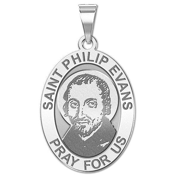 Saint Philip Evans Medal  OVAL "EXCLUSIVE"