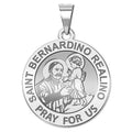 Saint Bernardino Realino (with Christ Child) Round Religious Medal "EXCLUSIVE"