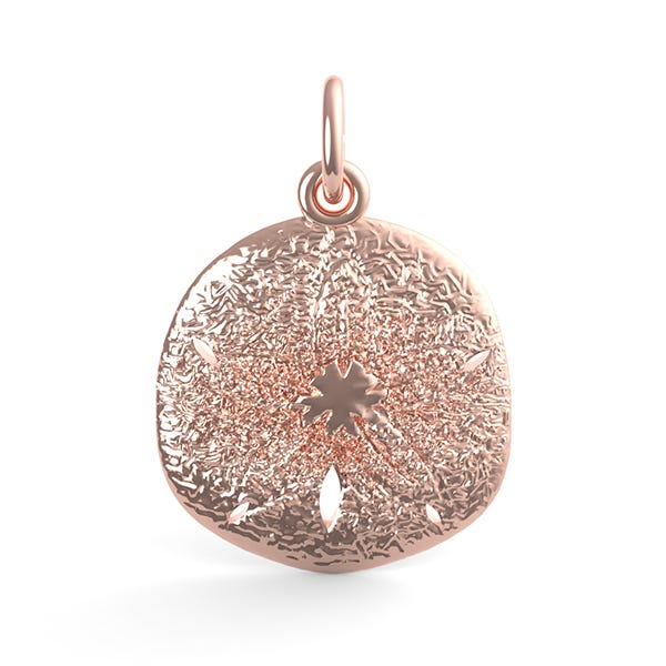 Keyhole Sand Dollar Charm