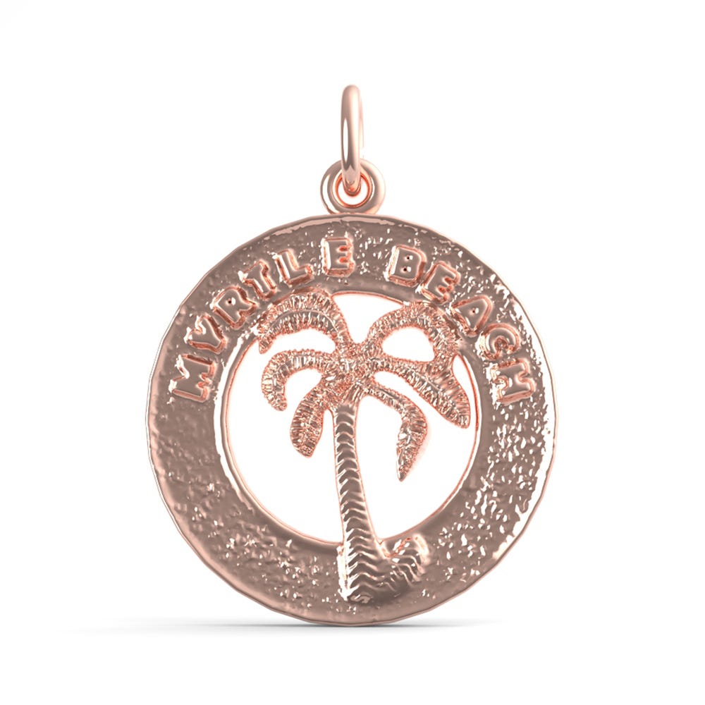 Myrtle Beach Palm Tree Ring Charm( 3783)