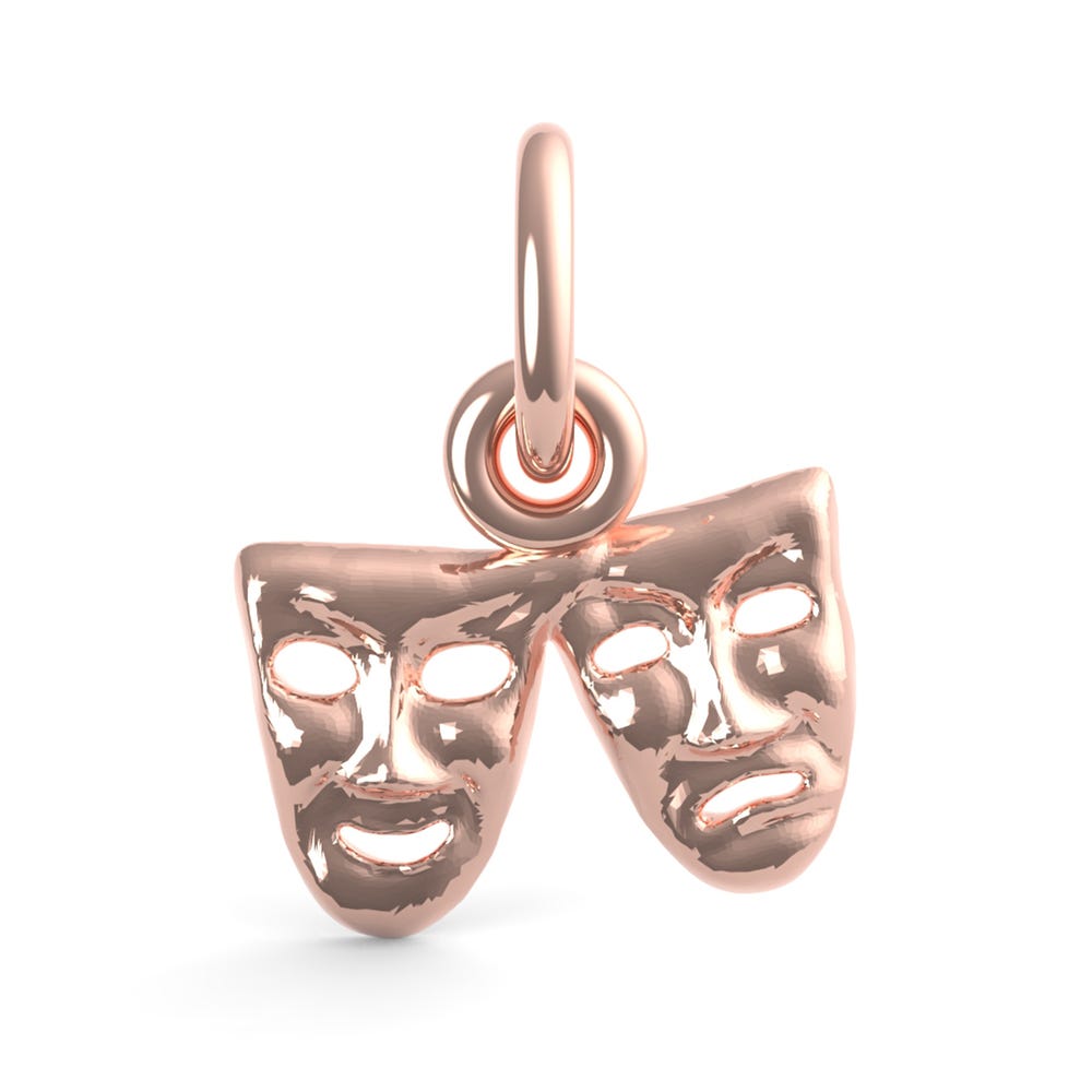 Comedy & Tragedy Masks Charm(2123)