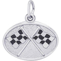 Flags Crossed Engravable