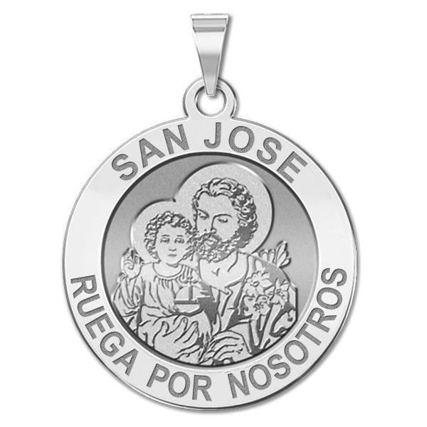 San Jose Round Religious Medal