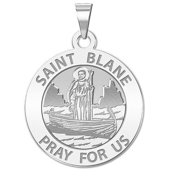 Saint Blane Round Religious Medal
