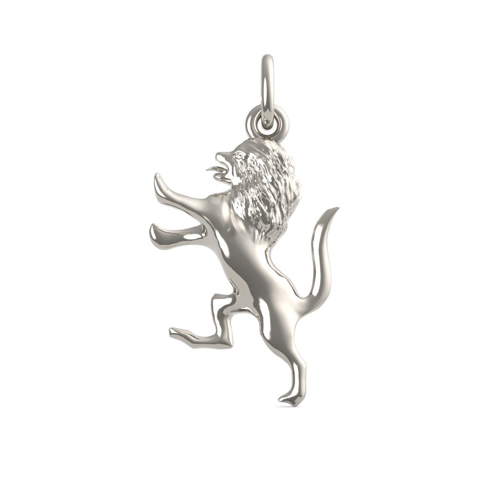 Ramped Lion Charm