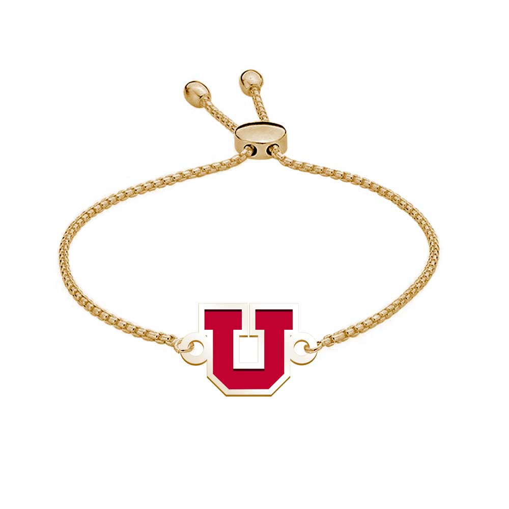 University of Utah Color Enamel Big U Bracelet