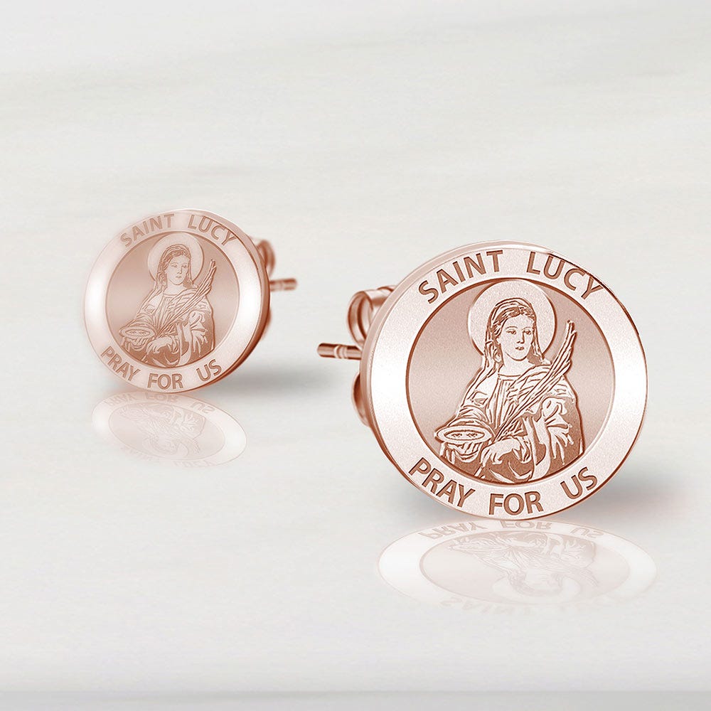 Pair of Saint Lucy Earrings