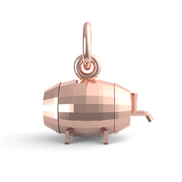 Barrel Keg Charm 8136