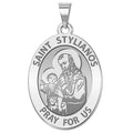Saint Stylianos - Oval Religious Medal