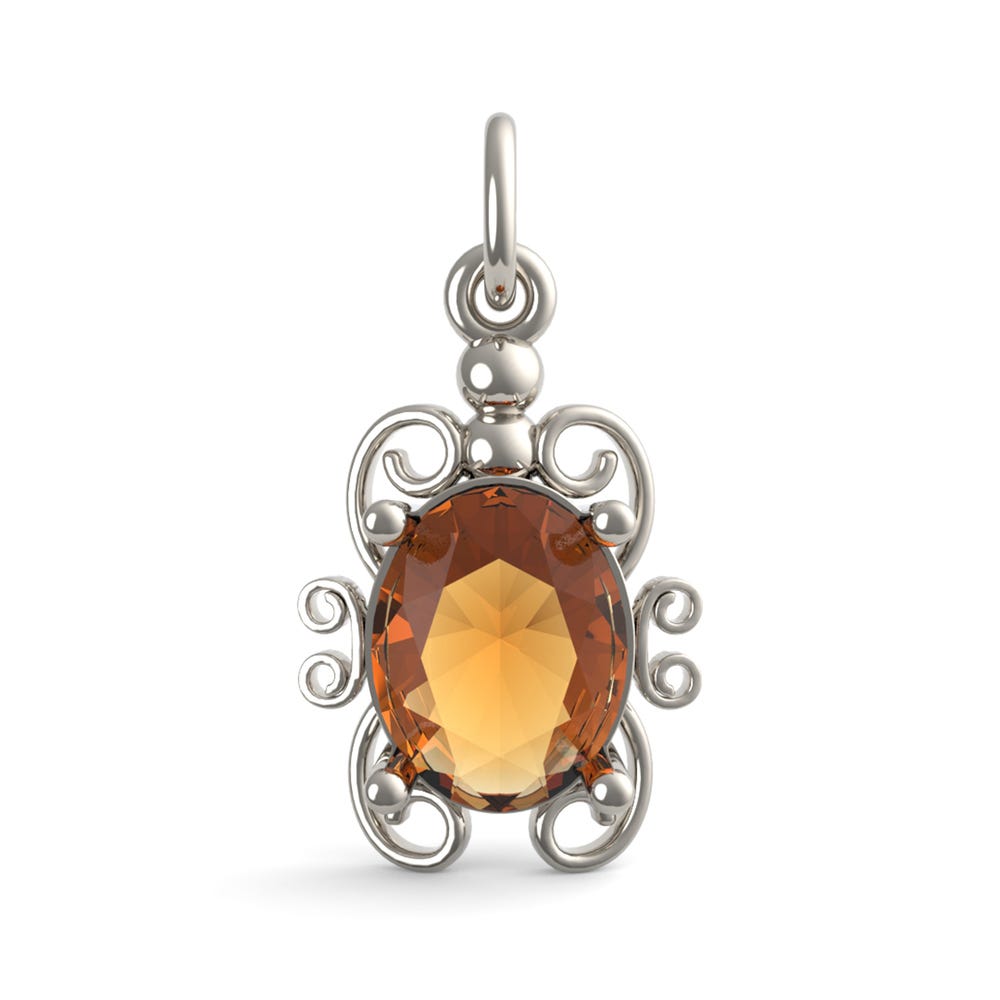 Filigree November Stone Charm(4764-011)