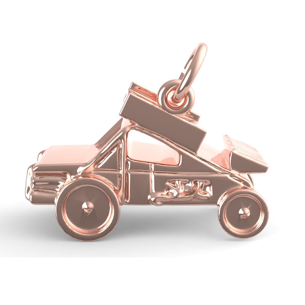 Winged Sprint Car Charm