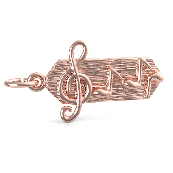 Music Staff Charm