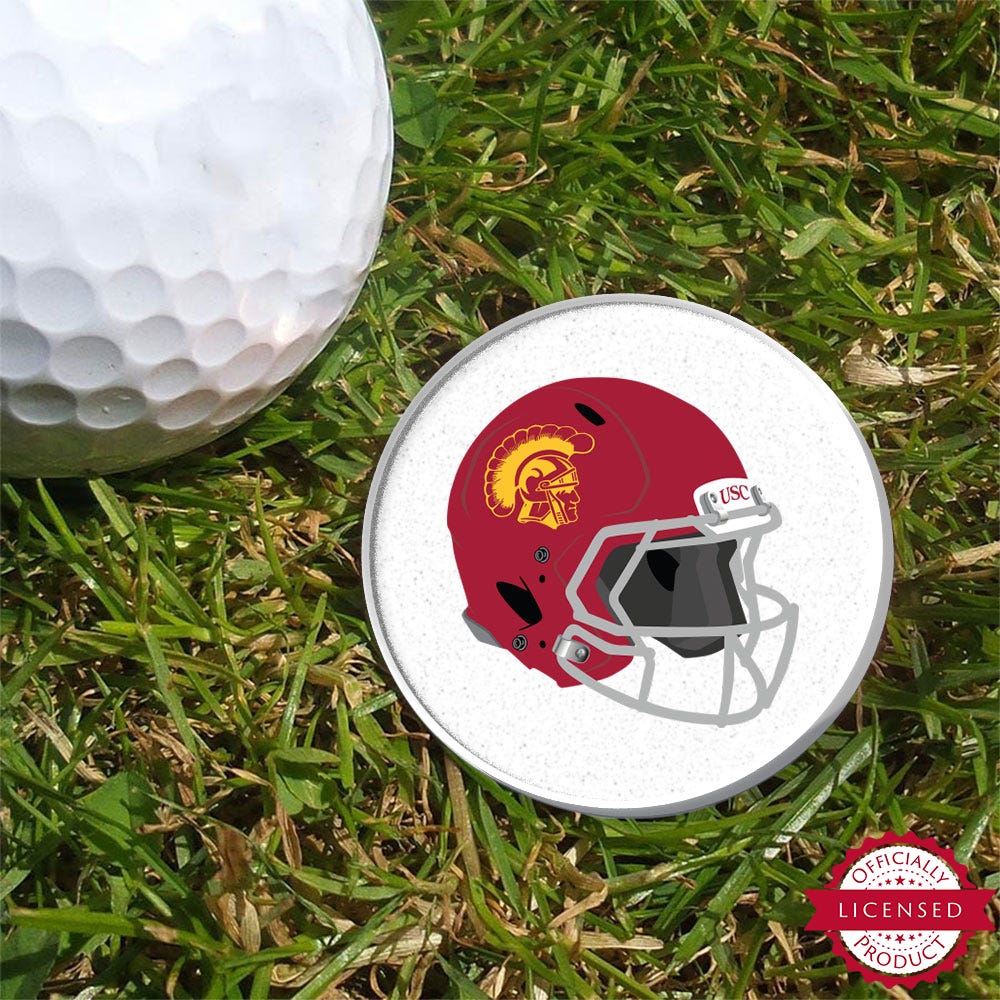 USC Color Helmet Golf Marker