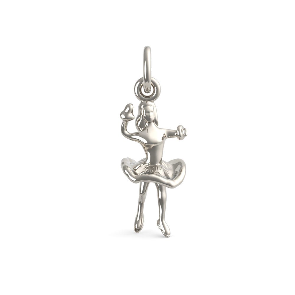 Twirling Ice Skater Charm