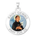 Saint Gemma Galgani Medal - Color Round