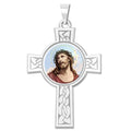 Ecce Homo Cross Religious Medal  "Color EXCLUSIVE"
