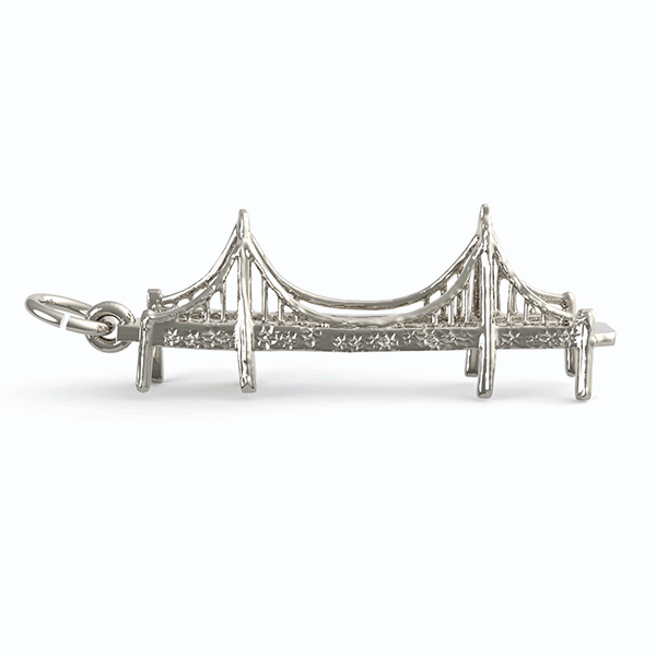 Golden Gate Bridge with Cables Charm(Style 8255)