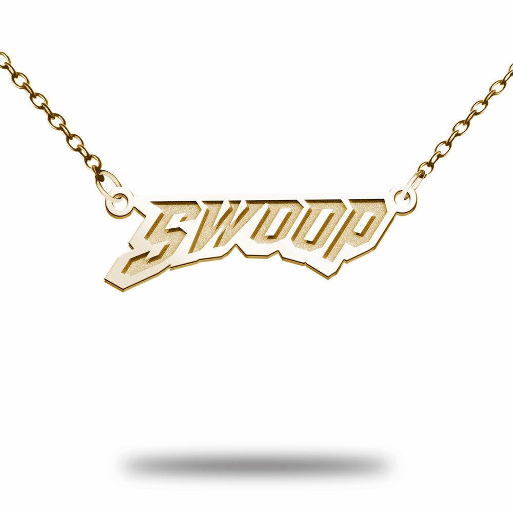 University of Utah Swoop Necklace
