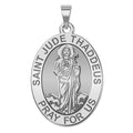 Saint Jude Religious Oval Medal (Full Figure)