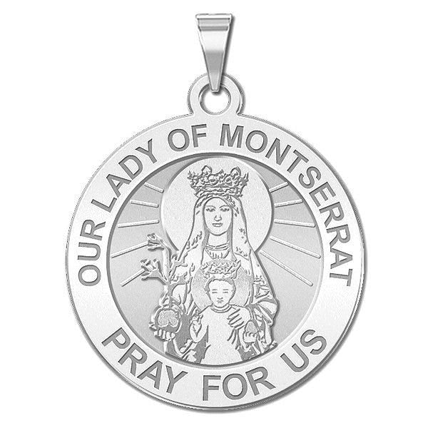Our Lady of Montserrat Religious (English) Medal