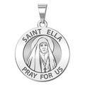 Saint Ella Religious Round Medal "EXCLUSIVE"