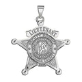 Personalized 5-Point Star Alabama Sheriff Badge with Rank, Number & Dept.