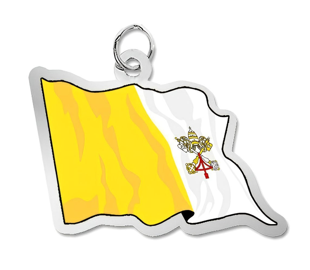Vatican City Flag Charm
