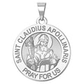 Saint Claudius Apollinaris Round Religious Medal - "EXCLUSIVE"