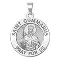 Saint Gummarus Round Religious Medal "EXCLUSIVE"