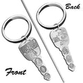 Saint Christopher Double Sided "Traveler's Key" Keychain
