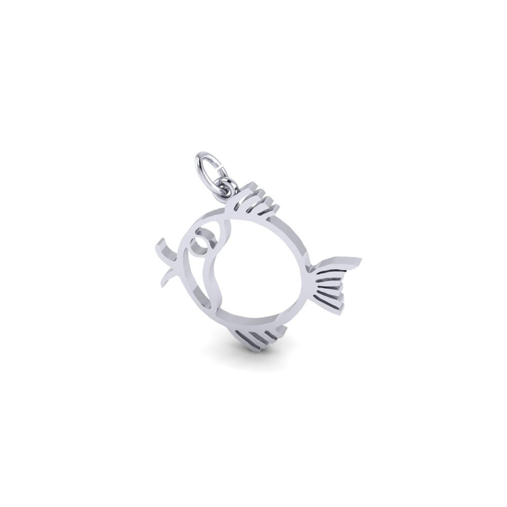 Flat Fish Charm