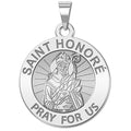 Saint Honore Round Religious Medal
