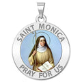 Saint Monica Religious Medal Color