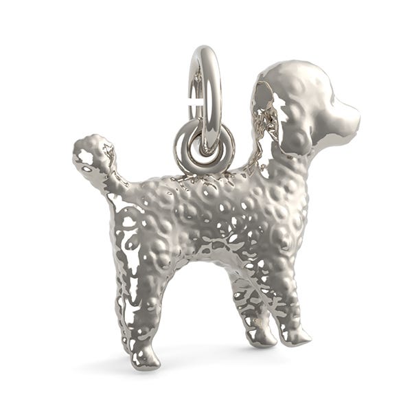 Small Poodle Dog Charm