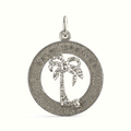 Palm Springs Palm Tree Ring Charm(6346)