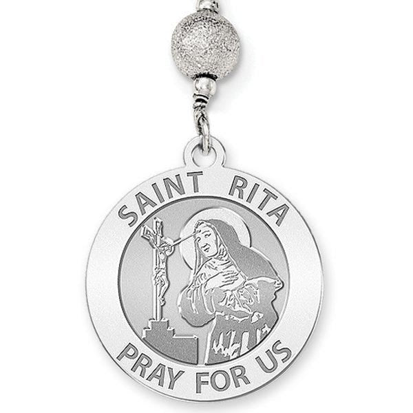 Saint Rita Rosary Bracelet