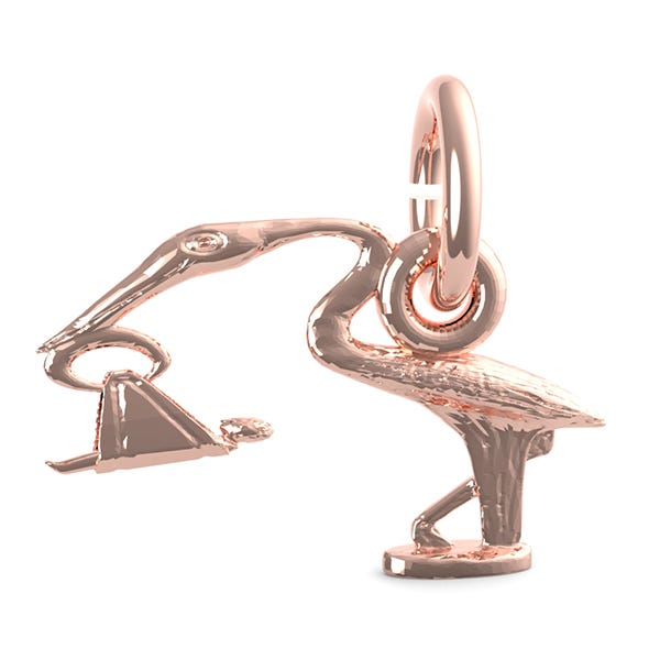 Stork Charm