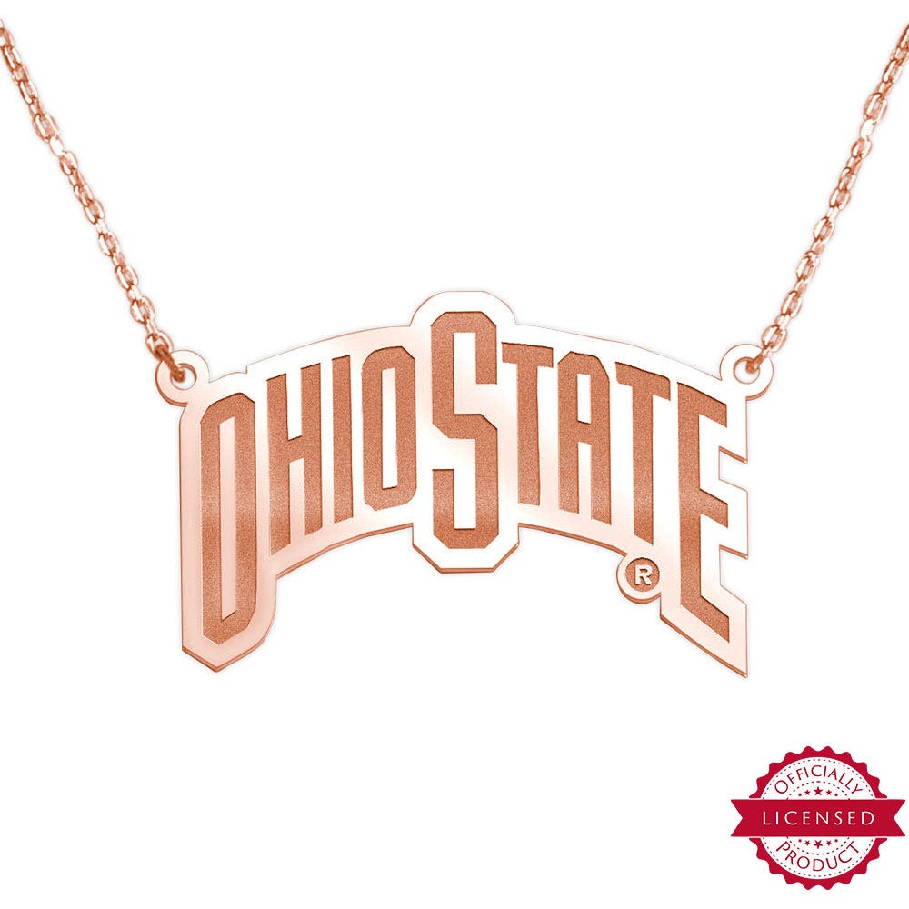 Ohio State University Banner Necklace