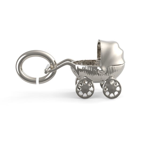 Canopy Baby Carriage Charm(1018)