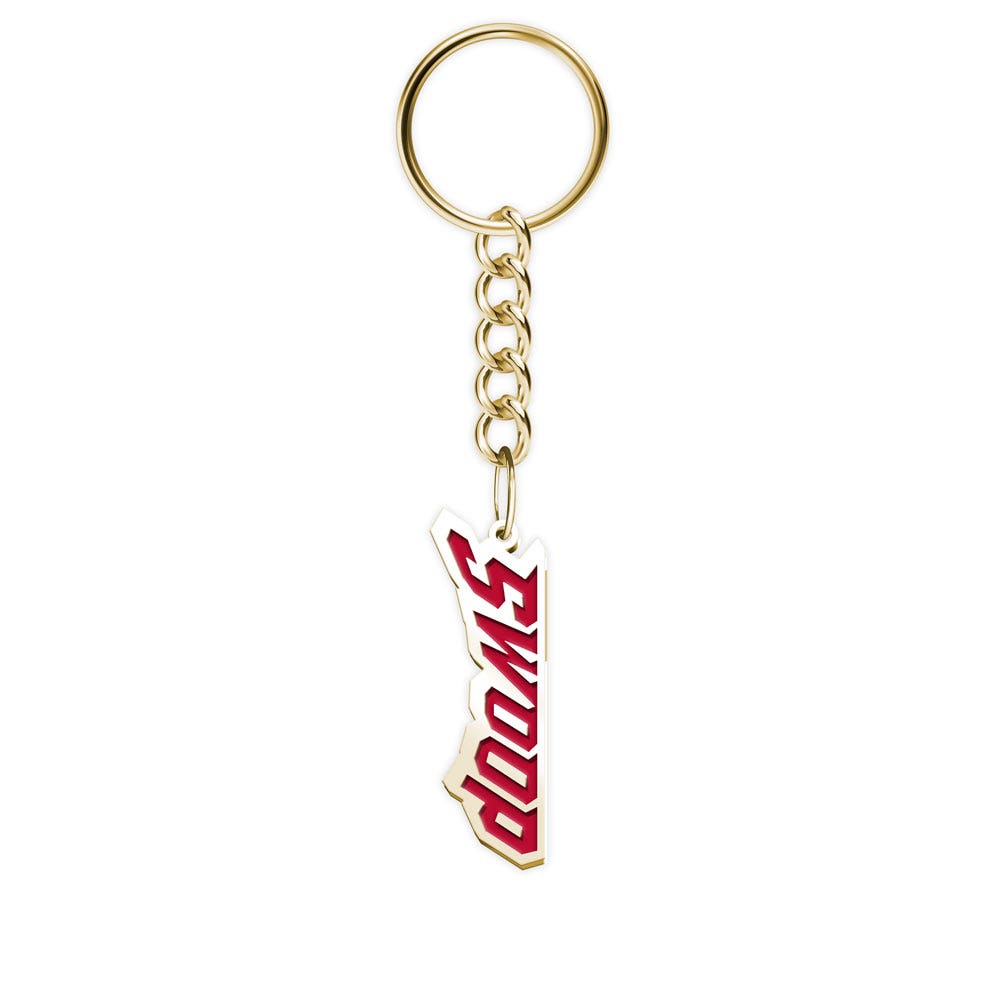University of Utah Color Enamel Swoop Keychain