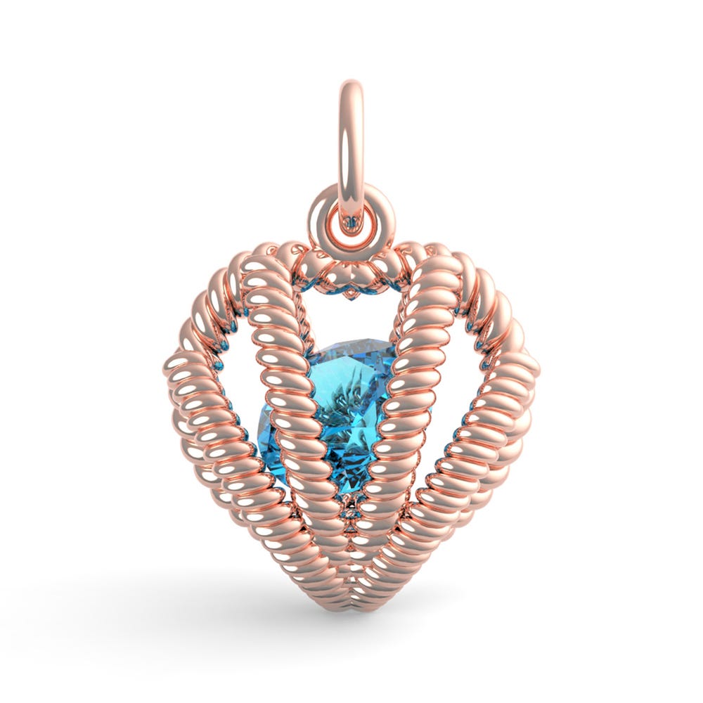 Embraced with Love March Stone Charm(8350-003)