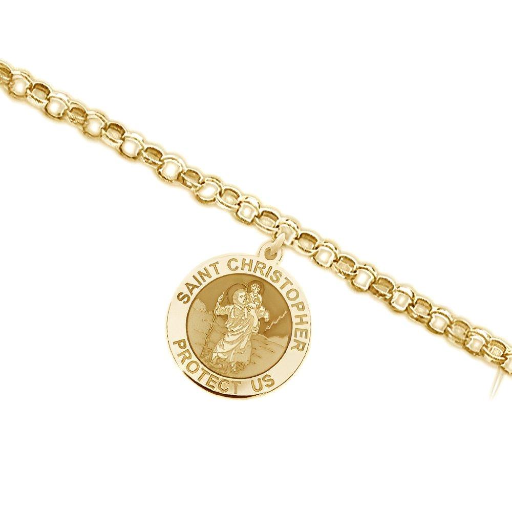 Saint Christopher Religious Anklet