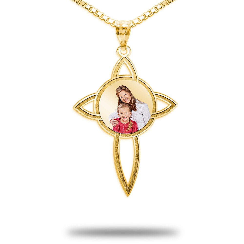 Celtic Cross Photo Pendant