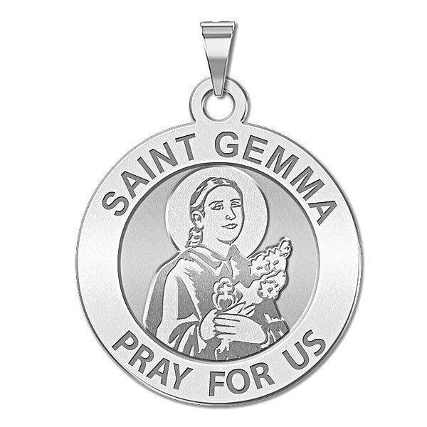 Saint Gemma Galgani Medal - Round