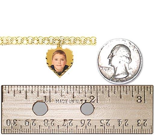 Photo Charm Bracelet w/ 1 Petite Heart Picture Charm