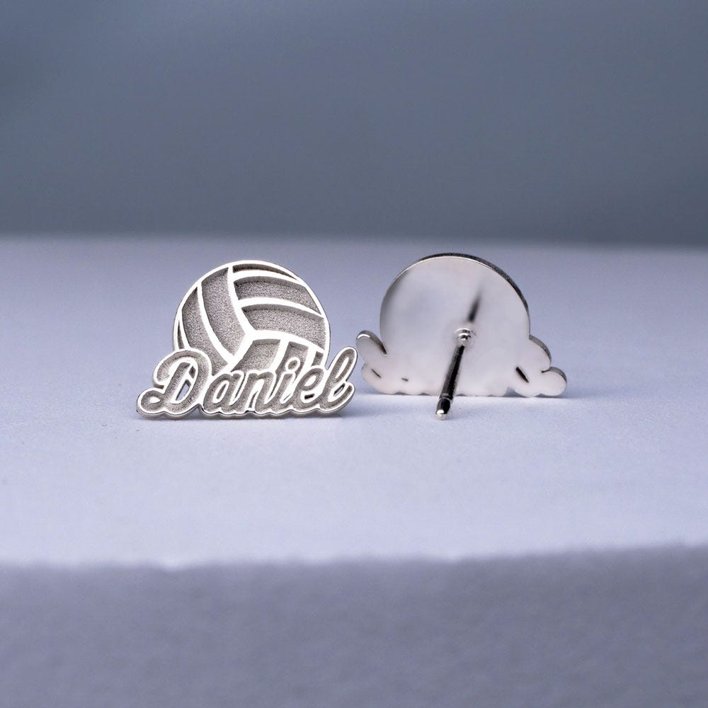 Personalized Volleyball Earrings