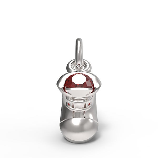 January Baby Shoe Charm